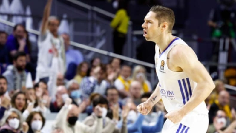 Ρεάλ -74: Τρίποντη «καταιγίδα» με Κοζέρ και προβάδισμα πρόκρισης