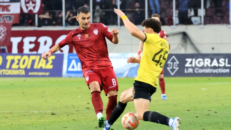 ΑΕΛ – ΑΕΚ Β’ 1-1: Έχασαν βαθμούς, αλλά ανέβηκαν πάλι στην κορυφή οι «βυσσινί» (vids)