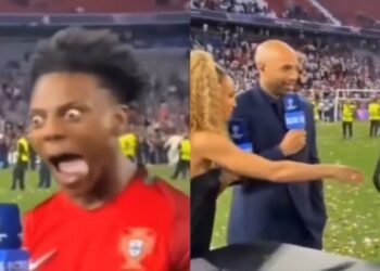 Η επική αντίδραση του IShowSpeed στο τελικό του Champions League που συζητήθηκε (vid)