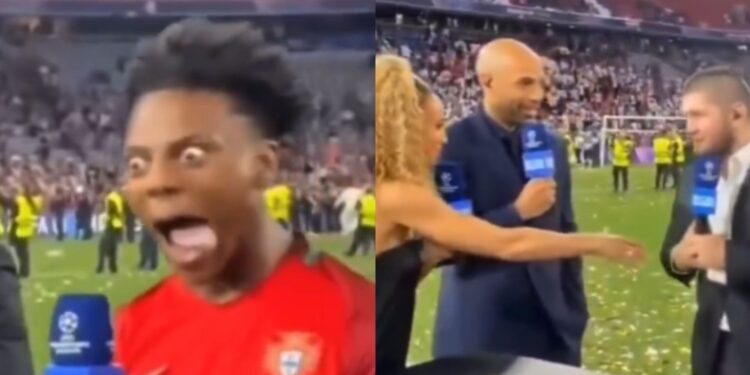 Η επική αντίδραση του IShowSpeed στο τελικό του Champions League που συζητήθηκε (vid)