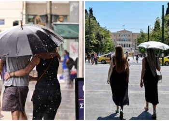 Ο καιρός «τρελάθηκε»: Βροχές και καταιγίδες το Σαββατοκύριακο, 40άρια από την Τρίτη (vid)