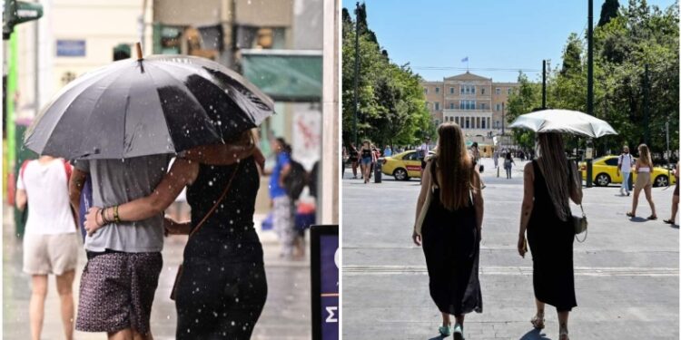 Ο καιρός «τρελάθηκε»: Βροχές και καταιγίδες το Σαββατοκύριακο, 40άρια από την Τρίτη (vid)