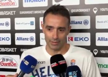 EuroBasket 2025, Χαραλαμπίδης: «Η καθημερινότητα του Σπανούλη είναι 24 ώρες μπάσκετ» (vid)
