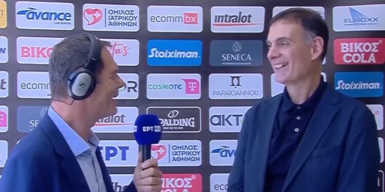 Ολυμπιακός, Μπαρτζώκας: «Και μετά για παϊδάκια και για τσίπουρα!»: Η τρομερή ατάκα στον ρεπόρτερ της ΕΡΤ για την ώρα του τζάμπολ!