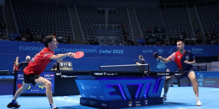 Πινγκ Πονγκ: Κόντραρε στα ίσα την Κροατία η εθνική ανδρών στο ευρωπαϊκό ομαδικού