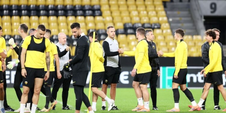 ΑΕΚ: Η προπόνηση στην OPAP Arena και η προετοιμασία ενόψει Σάμροκ Ρόβερς