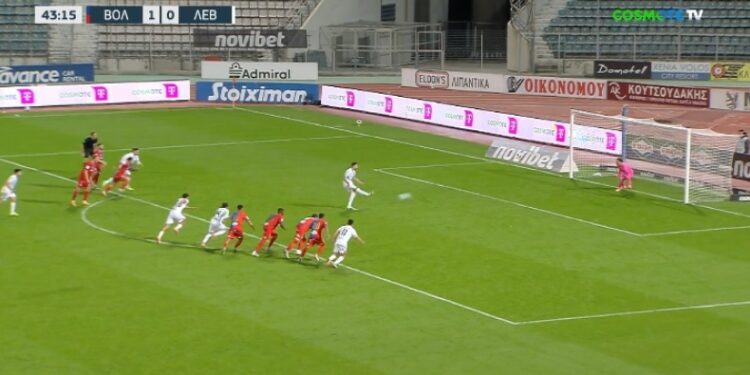 Βόλος – Λεβαδειακός: Ισοφαρίζουν οι Βοιωτοί με πέναλτι του Όζμπολτ (vid)