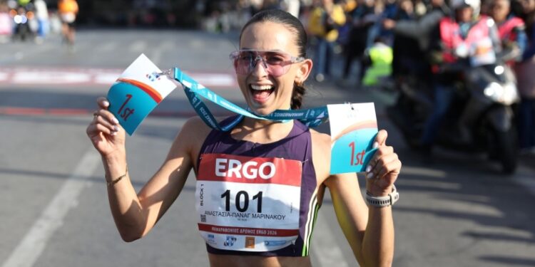 Η Μαρινάκου για 3η σερί χρονιά νικήτρια στον Ημιμαραθώνιο Αθήνας