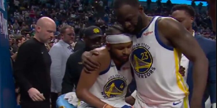 Γουόριορς: Ο Γκριν ήταν δίπλα στον Μούντι για να τον παρηγορήσει μετά τον σοβαρό τραυματισμό του