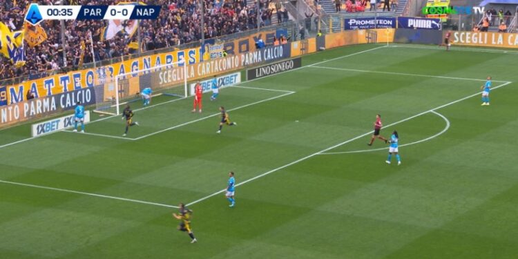 Στρεφέτσα: Άνοιξε το σκορ κόντρα στη Νάπολι στα 33” με υποδειγματικό πλασέ